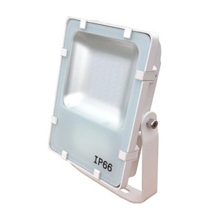 Professioneller 24W LED Scheinwerfer naturweiss 4000K / IP66 mit weissem Gehuse