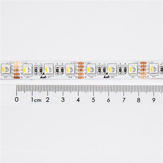 RGB-W LED Band flexibel, 12Volt mit 72 SMD-LED pro Meter (5050)  RGB und warmweiss
