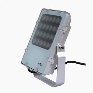 Professioneller 24W / 30 LED Scheinwerfer naturweiss 4000K / IP66 (Gehuse silber)