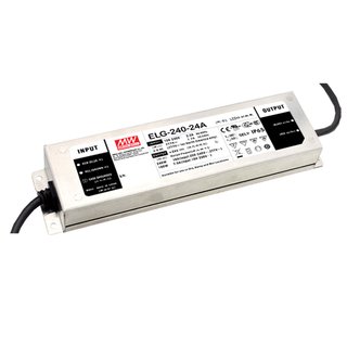 Professionelles Installations-Netzteil 24Volt 240 Watt IP65 dimmbar