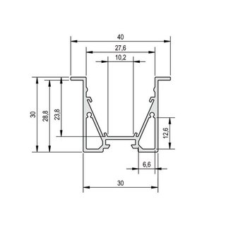 CATania 4030, Aluminium eloxiert