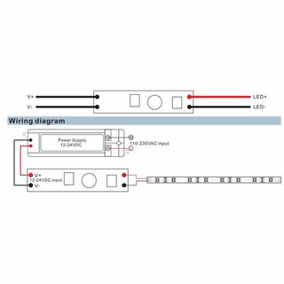 1-Kanal Sensor Dimmer-Platine