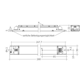 Driver LC 60W 24V IP20 SNC