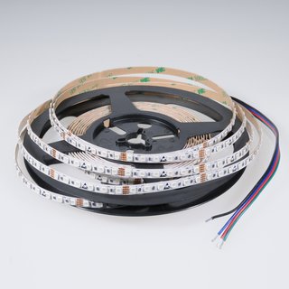 Sehr schmales, helles LED Band flexibel 5m, 24Volt mit 600 SMD-LED (2835) RGB