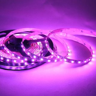 Sehr schmales, helles LED Band flexibel 5m, 24Volt mit 600 SMD-LED (2835) RGB