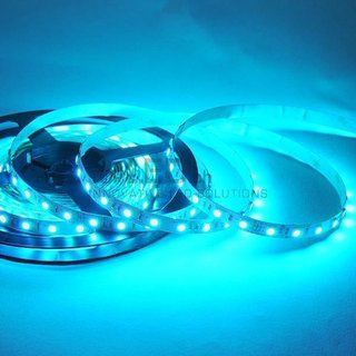 Sehr schmales, helles LED Band flexibel 5m, 24Volt mit 600 SMD-LED (2835) RGB