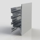 KB Wand- und Aufbauprofil, Aluminium eloxiert 1m...