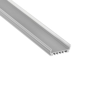 CATania 40 Einlegerprofil zur Aufnahme von LED-Platinen, Aluminium eloxiert 2m Profilstange
