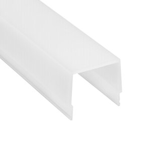 Kunststoffabdeckung hoch opalweiss 5m Profilstange