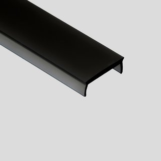 Abdeckung LIGER Schwarz 1m Profilstange