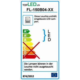 Professioneller 200W LED Scheinwerfer naturweiss 4000K / IP66