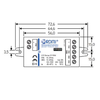 Casambi RGBW PWM Dimmer