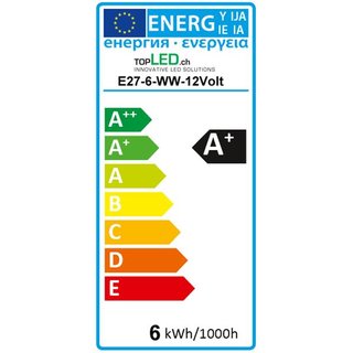 6W 12V E27 LED Spezial-Lampe fr Solar & Camping