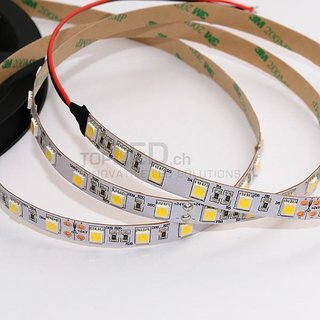 High Power LED Band flexibel 5m, 24Volt mit 300 SMD-LED (5050) warmweiss