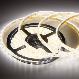 LED Band flexibel 5m, 12Volt mit 300 SMD-LED (3528) naturweiss